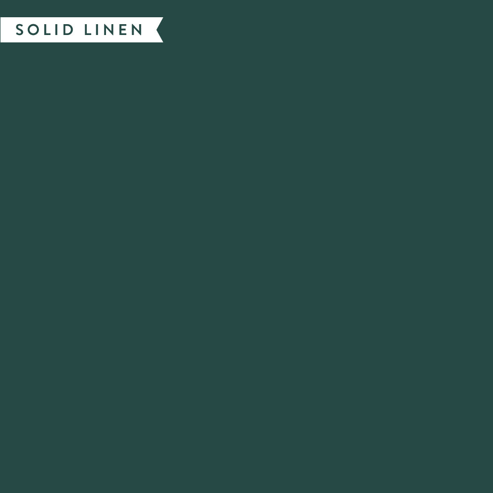 Evergreen Solid Linen