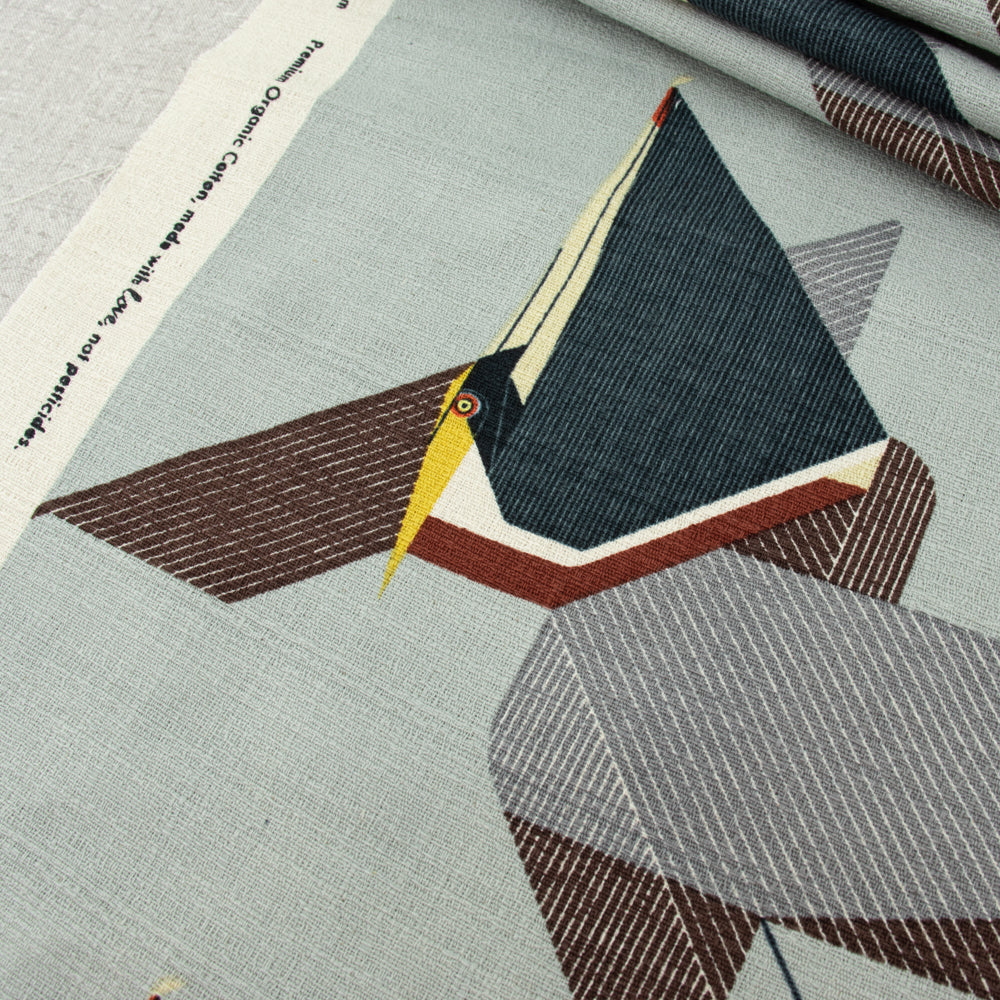 Diving Pelican Barkcloth | NOT PRINTING, TBD