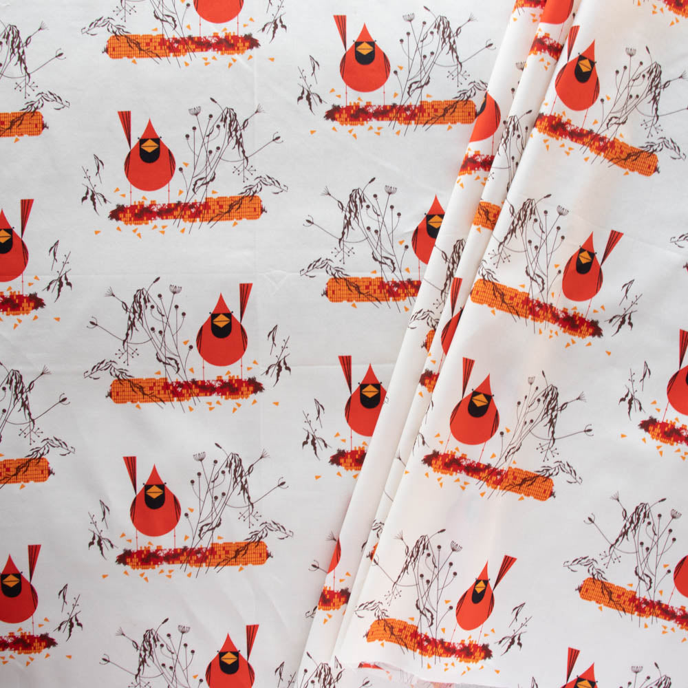 Red and Fed Poplin