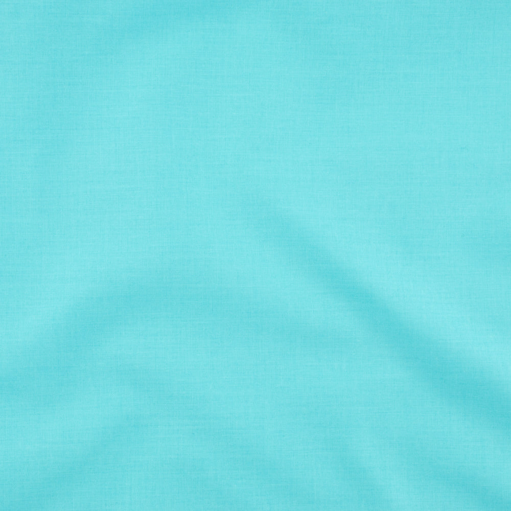 Blue Curacao Solid Poplin