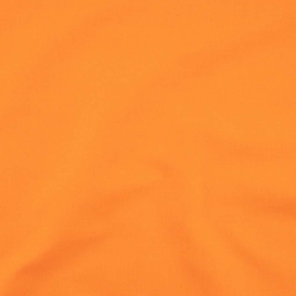 Bright Orange Solid Poplin
