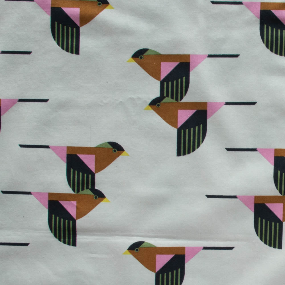 Rosy Finch Flight Poplin