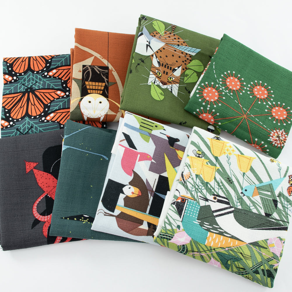 Charley Harper Barkcloth 2021 Case Pack, 15YD