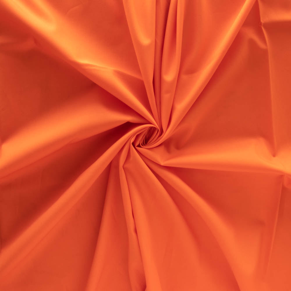 Tangerine Poplin Solid