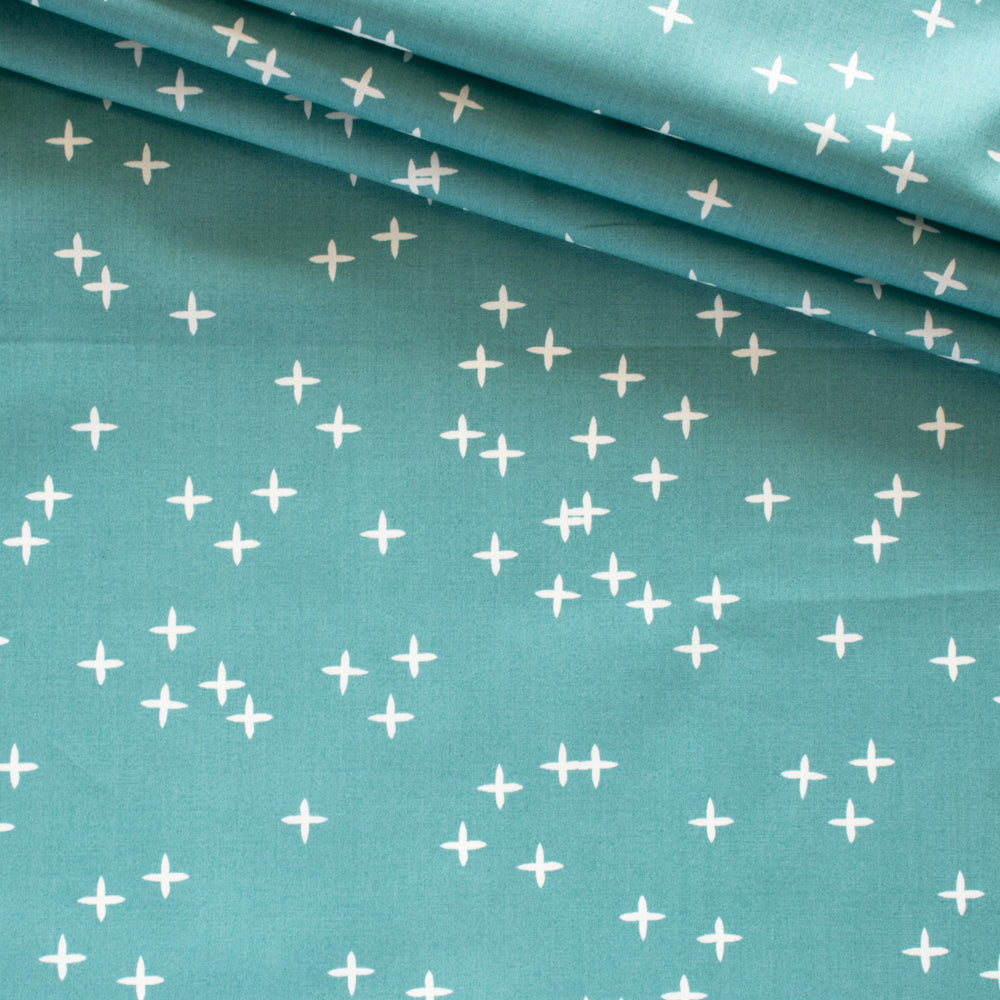 Wink Teal Poplin