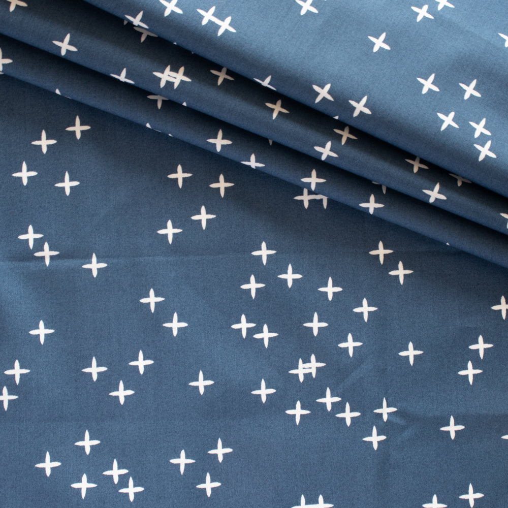 Wink Dark Denim Poplin