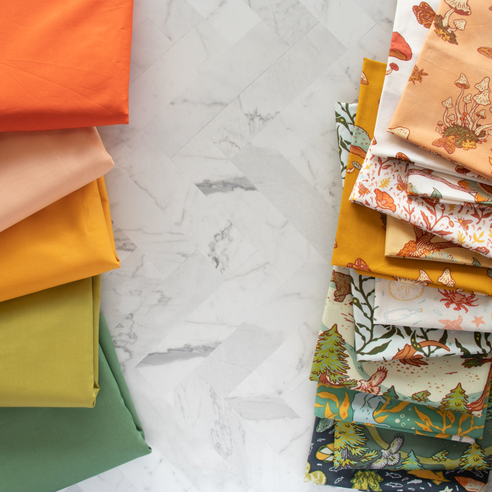 The Wild Coast Fat Quarter Bundle, 17 Total