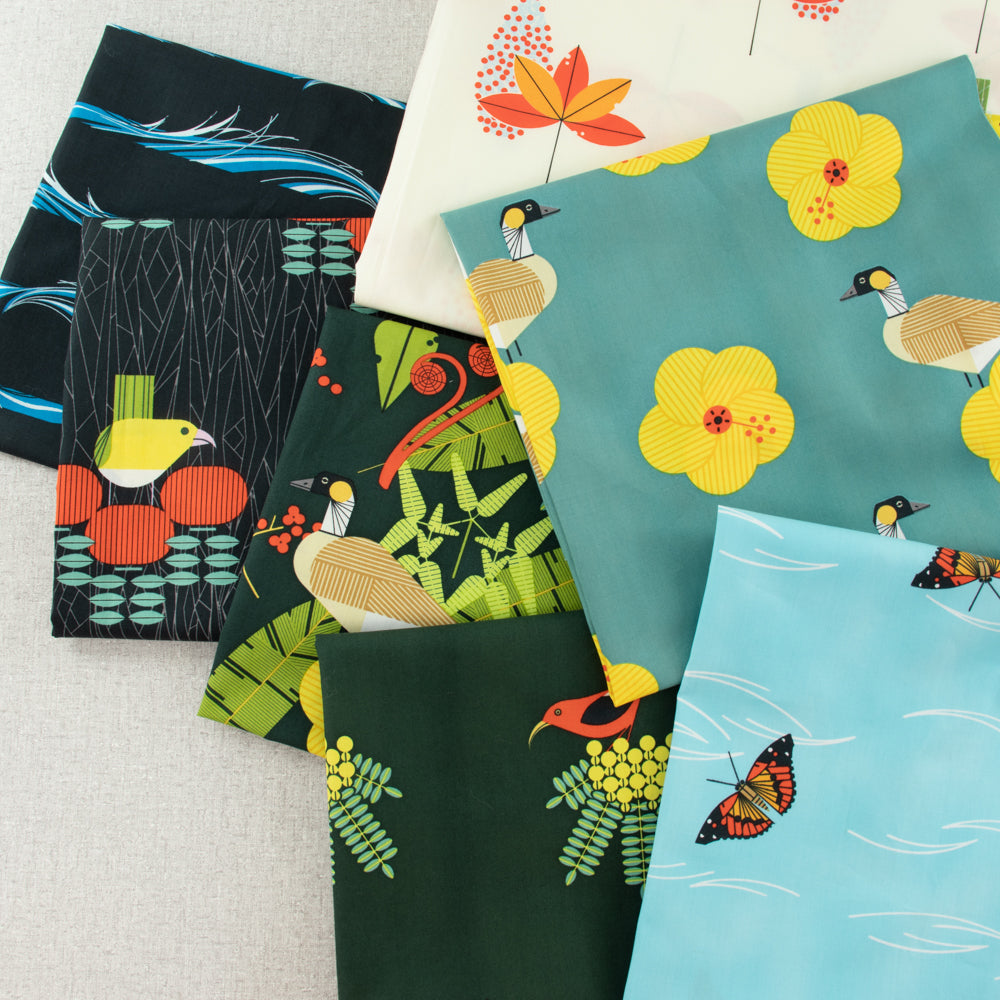 Charley Harper Hawaiian Volcanoes Swatch Pack