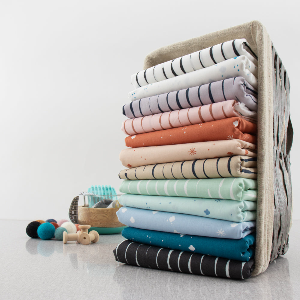 Jenny's Basics Fat Quarter Bundle, 12 Total