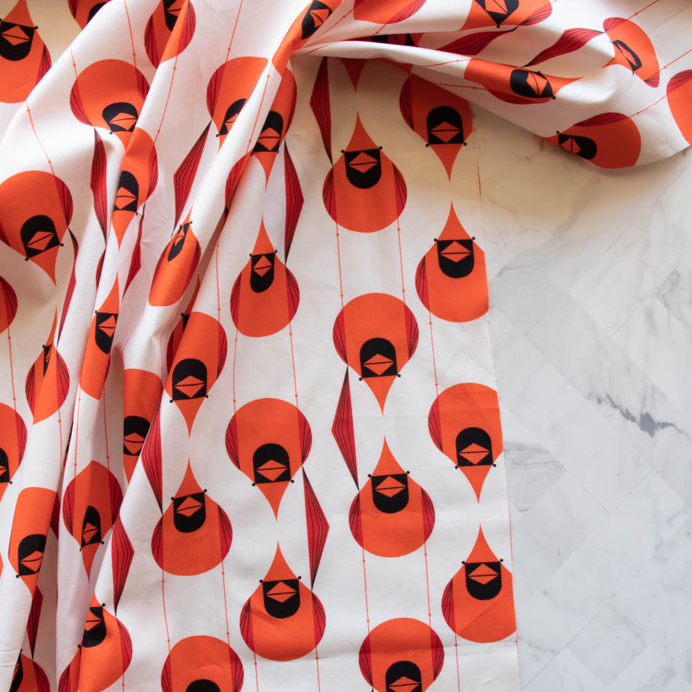 Giant Cardinal Stagger Poplin