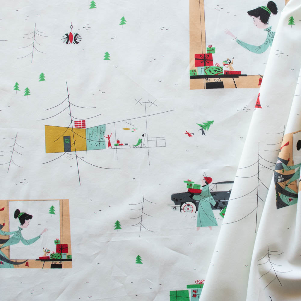Holiday Post Poplin