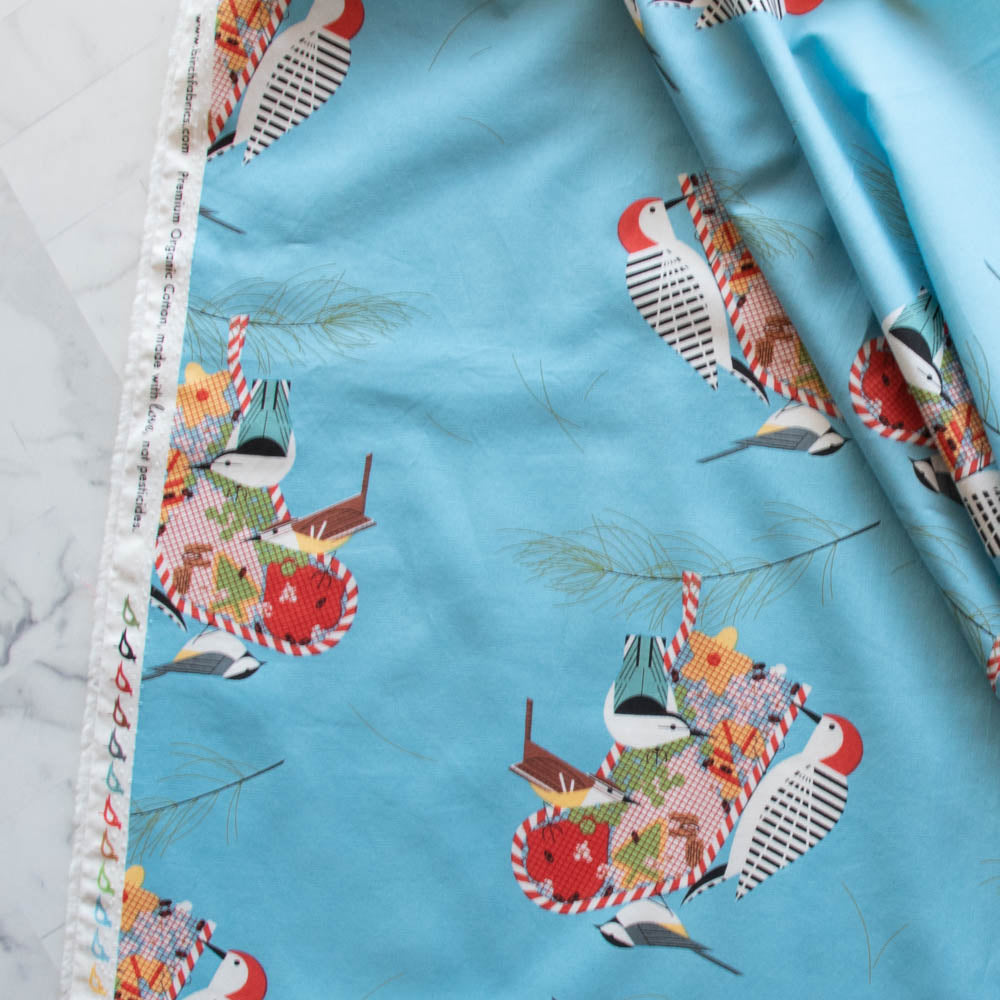 Backyard Birds Poplin
