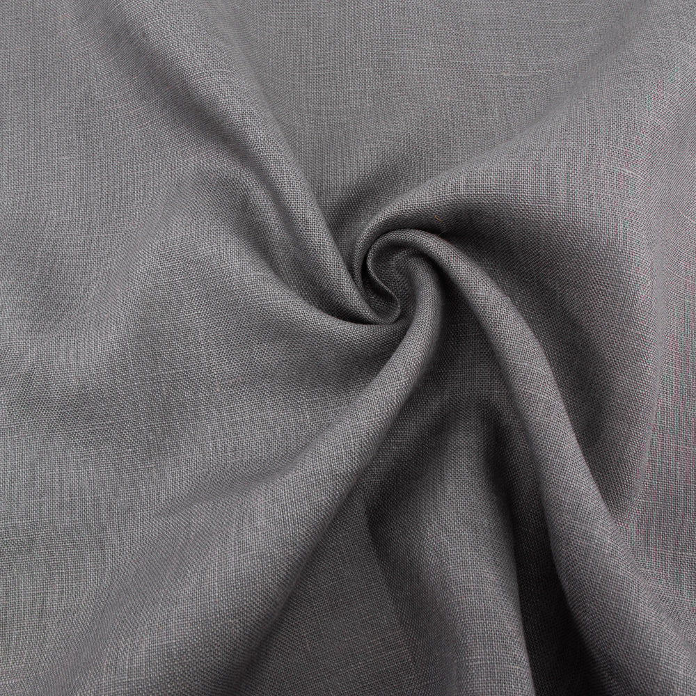 Charcoal Solid Linen