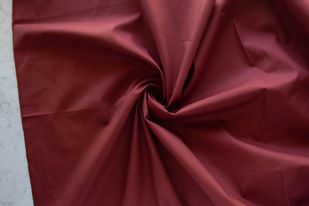 Auburn Solid Poplin