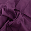 Dark Plum Solid Double Gauze