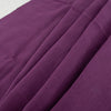 Dark Plum Solid Double Gauze