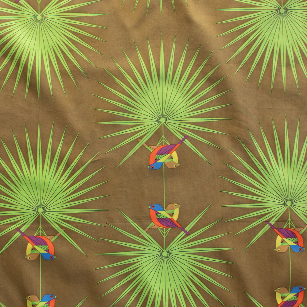 Flamboyant Feathers Poplin