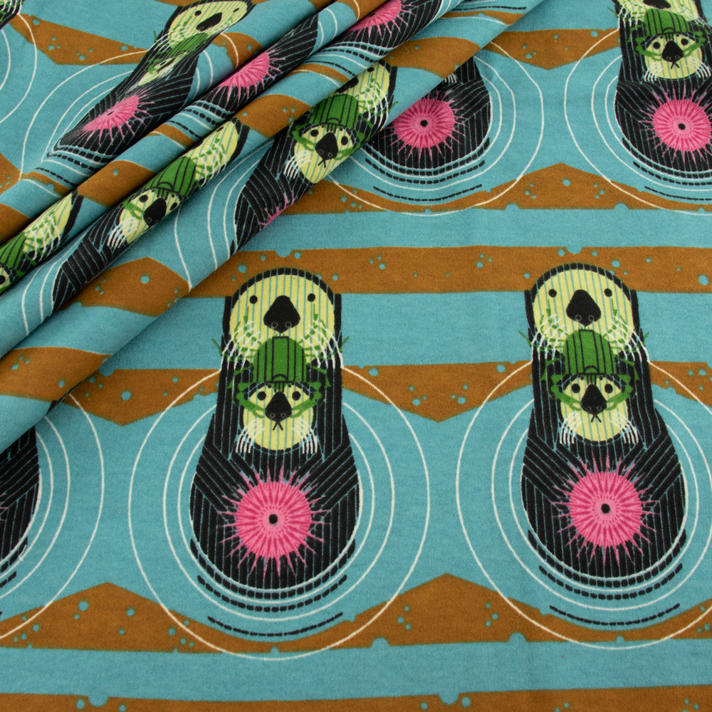 Charley Harper Otters Interlock Knit