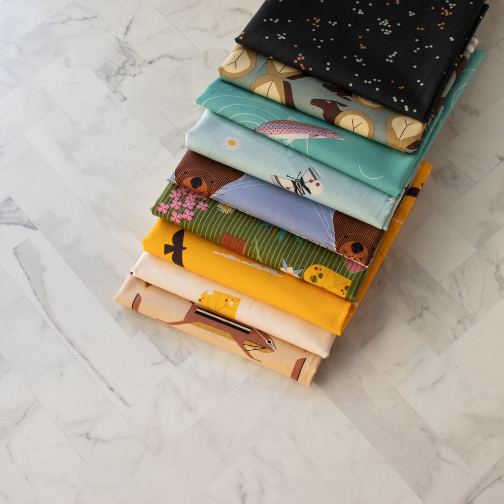 Rocky Mountains Fat Quarter Bundle, 10 Total