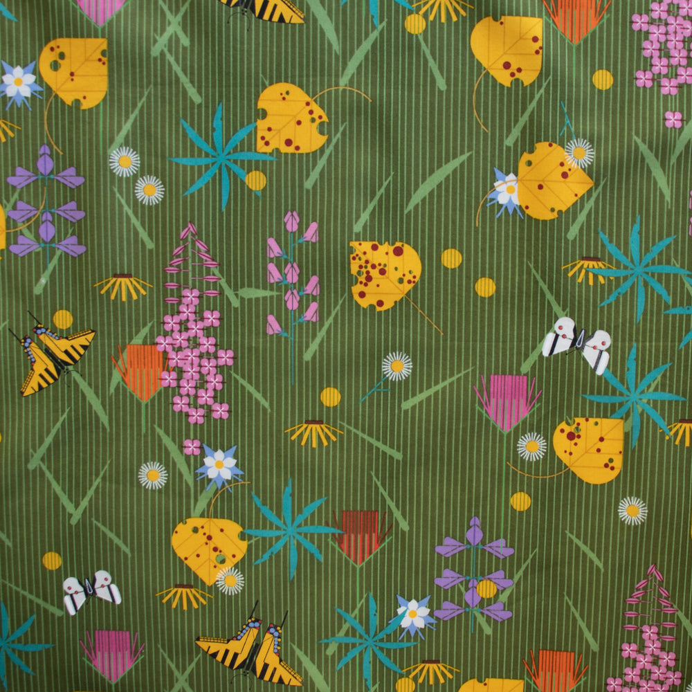 Mountain Flowers Poplin