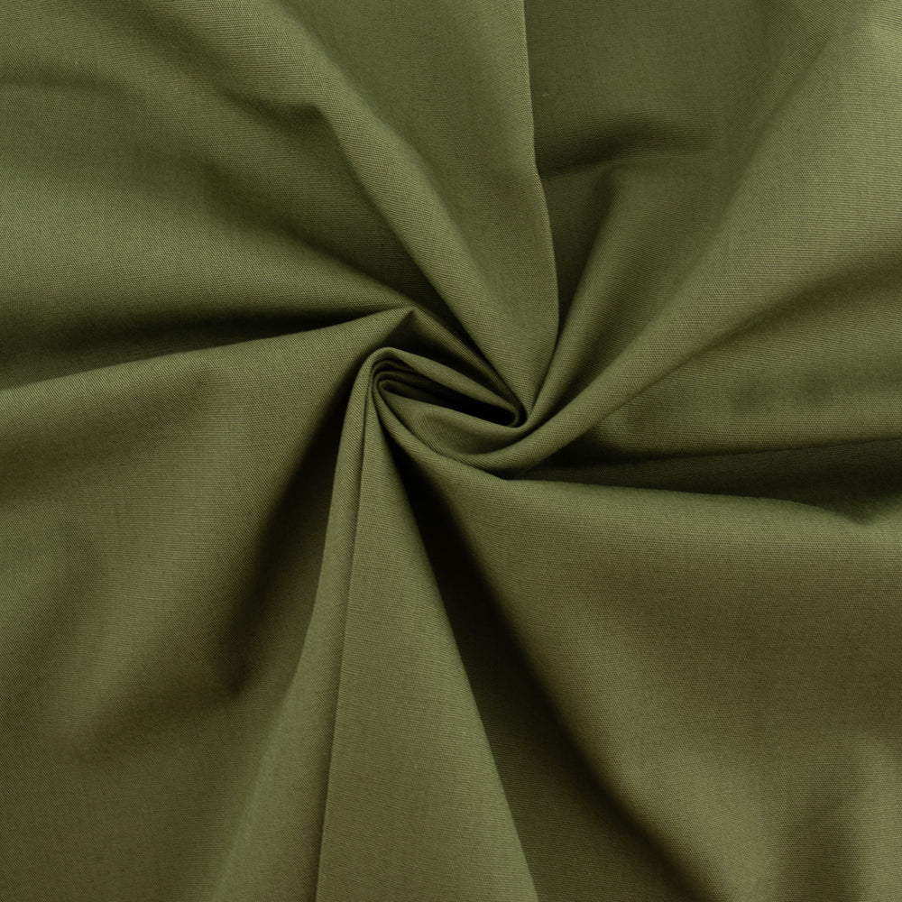 Jungle Green Solid Poplin