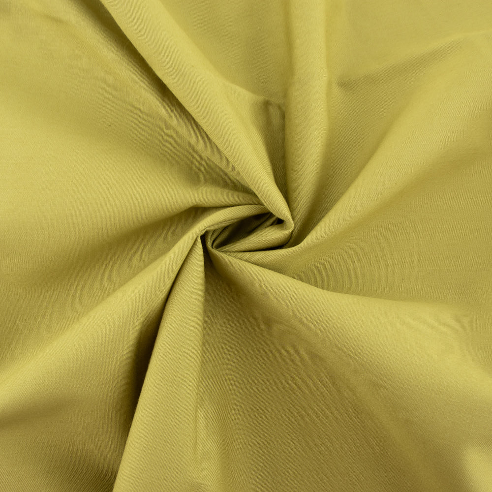 Golden Flax Solid Poplin