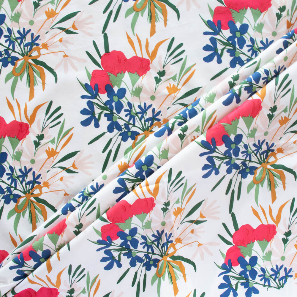 Bouquet Meadow Poplin