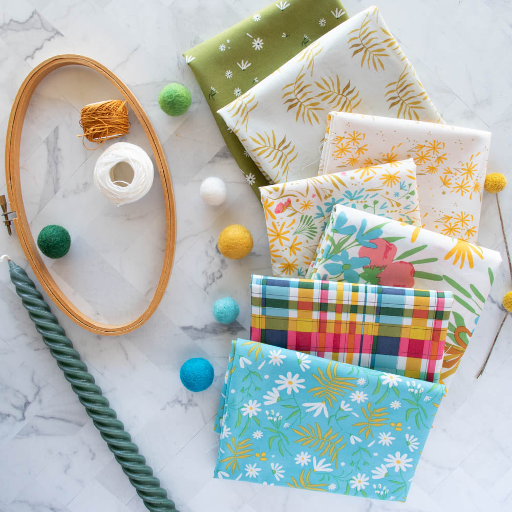 Market Wild Fronds Fat Quarter Bundle, 7 Total