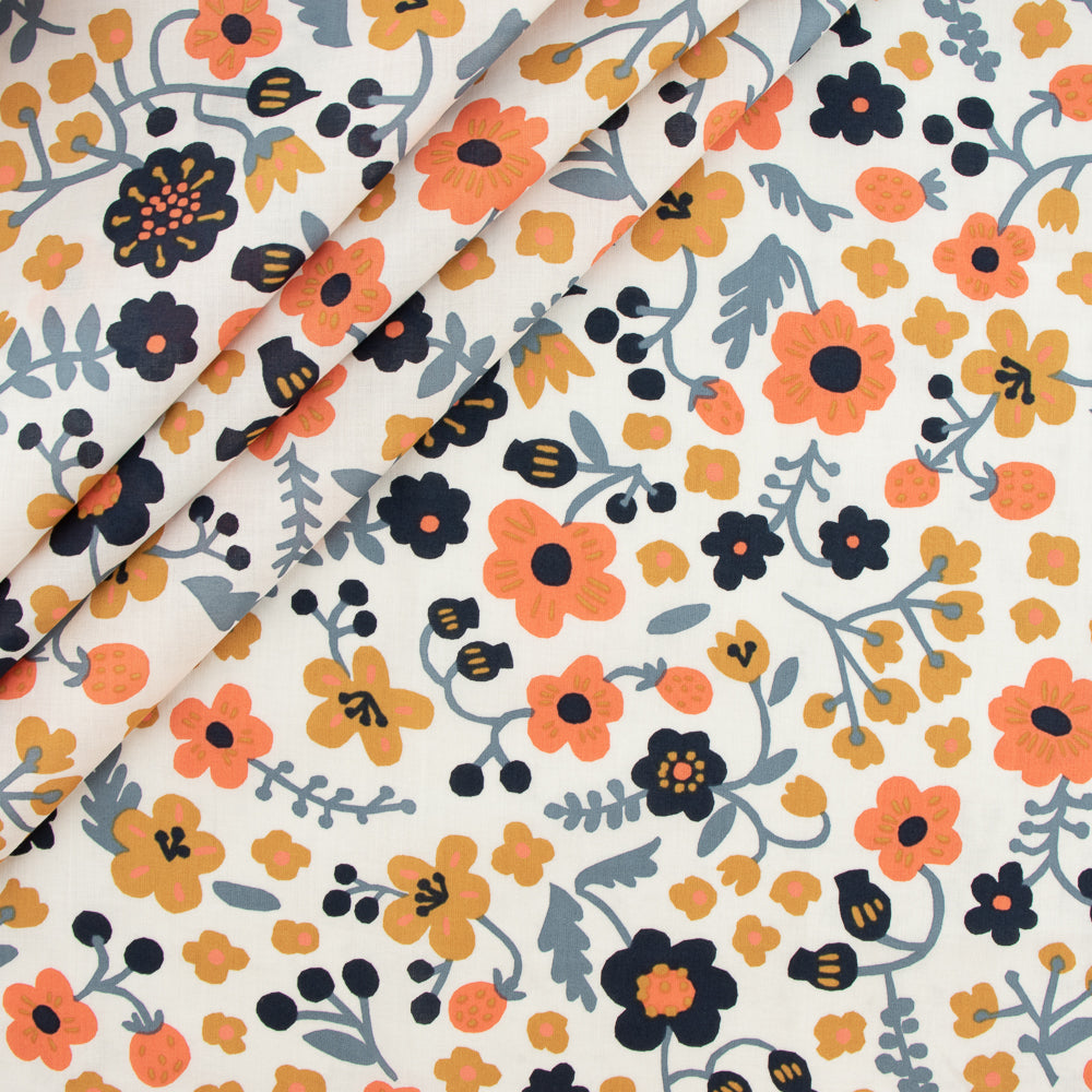 Bella Margot Cream Cotton Lawn