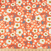 Bella Donna Bright Coral Cotton Lawn
