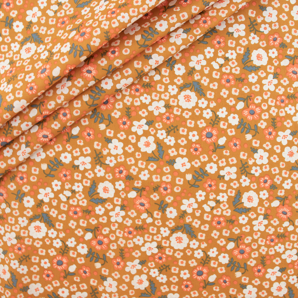 Bella Petite Caramel Cotton Lawn