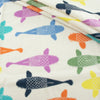 Playing Koi Bright Multi Poplin