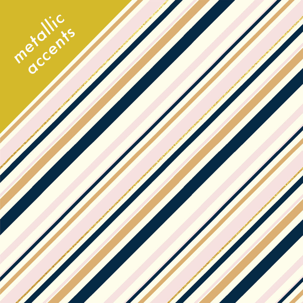STRIPE in BLUSH CANVAS