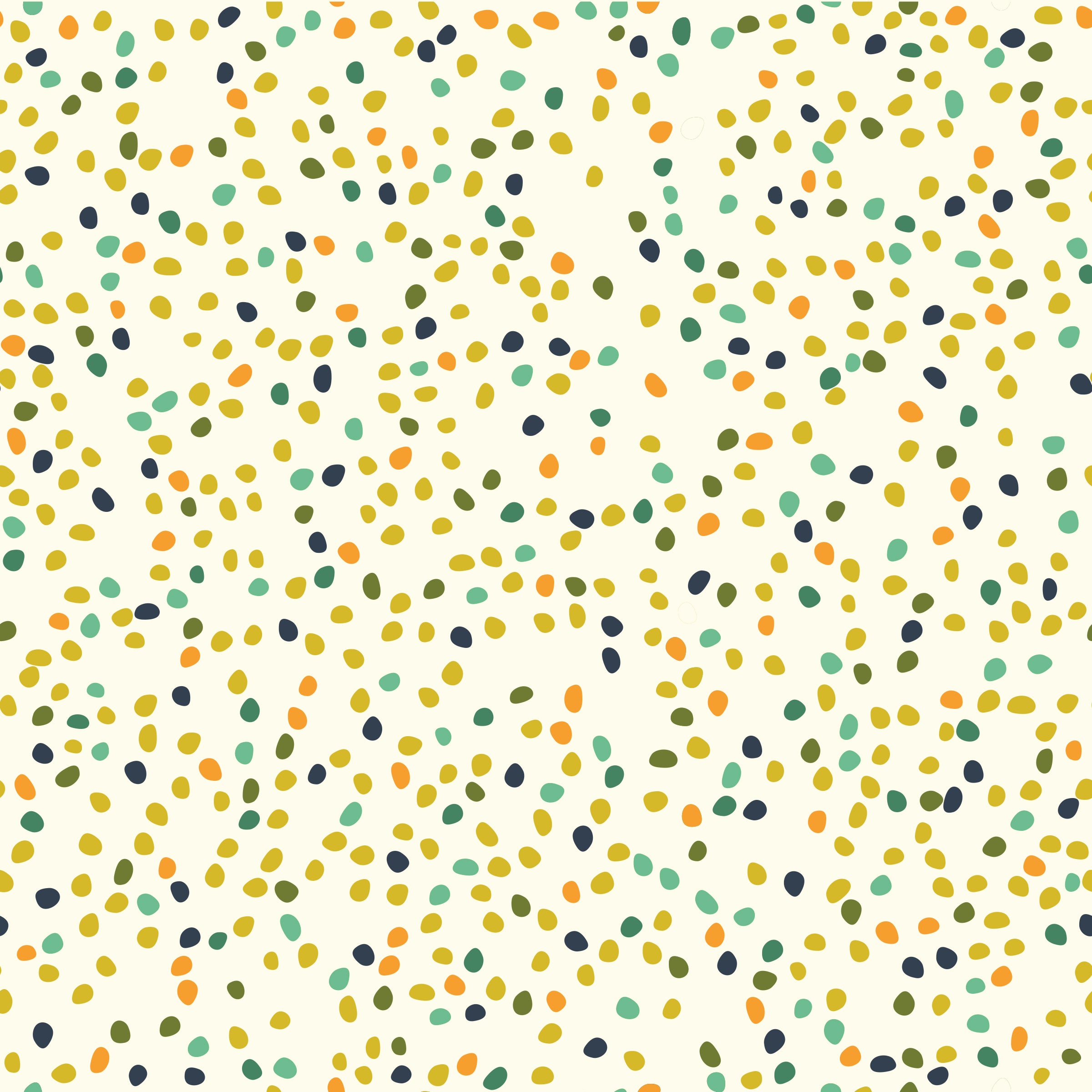 FIREFLY DOTS CREAM/MULTI DOUBLE GAUZE