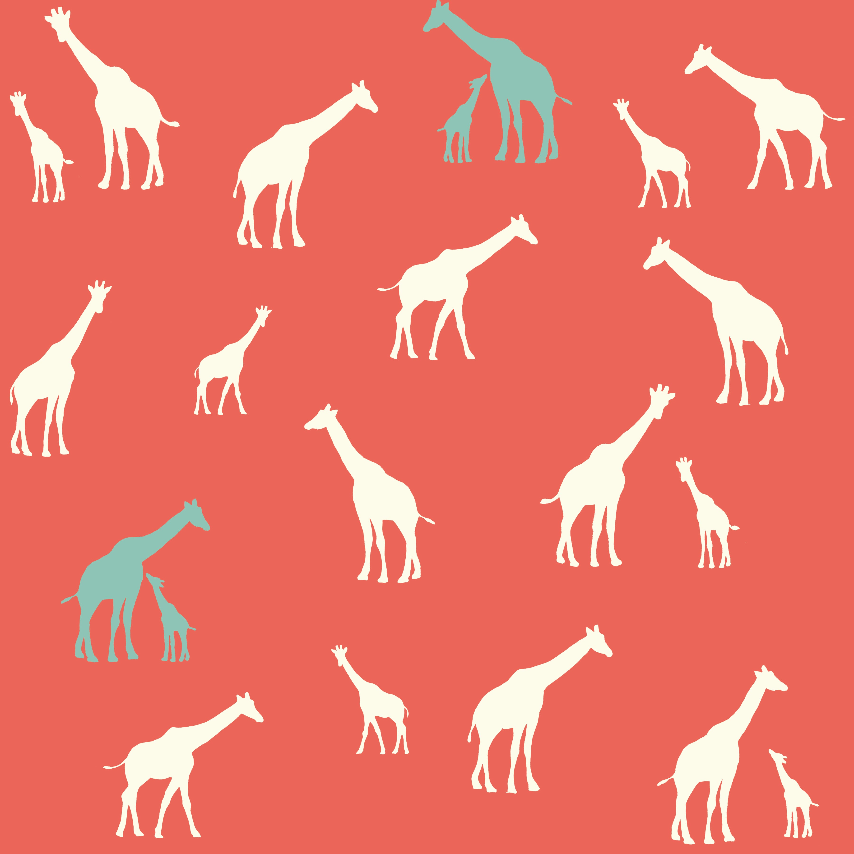 Giraffe Fam Coral Knit