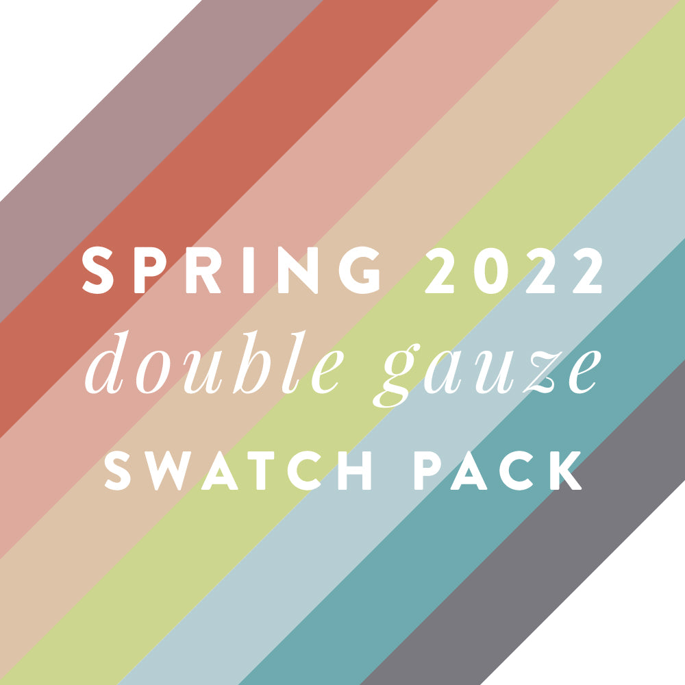 Spring 2022 Solid Double Gauze Swatch Pack