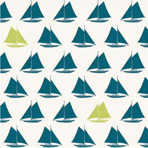 Sailboats Teal