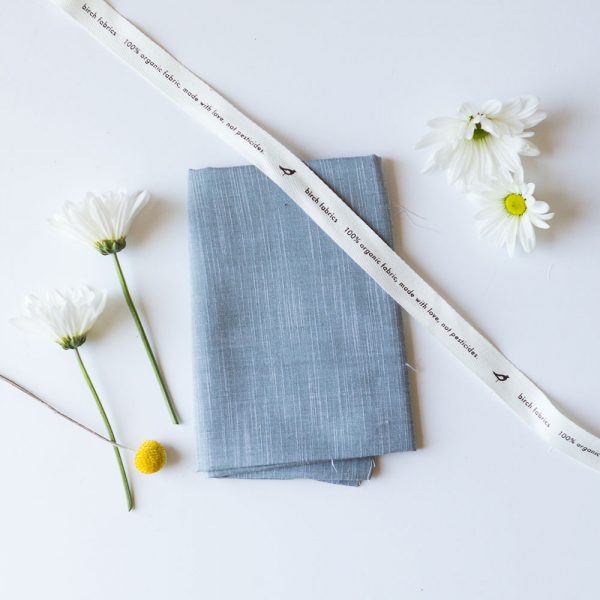 YARN DYED CHAMBRAY in SLATE