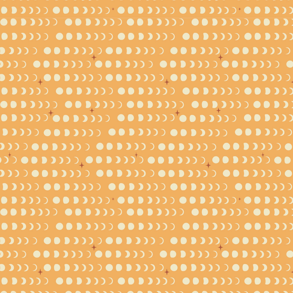 Moon Phase Golden Poplin