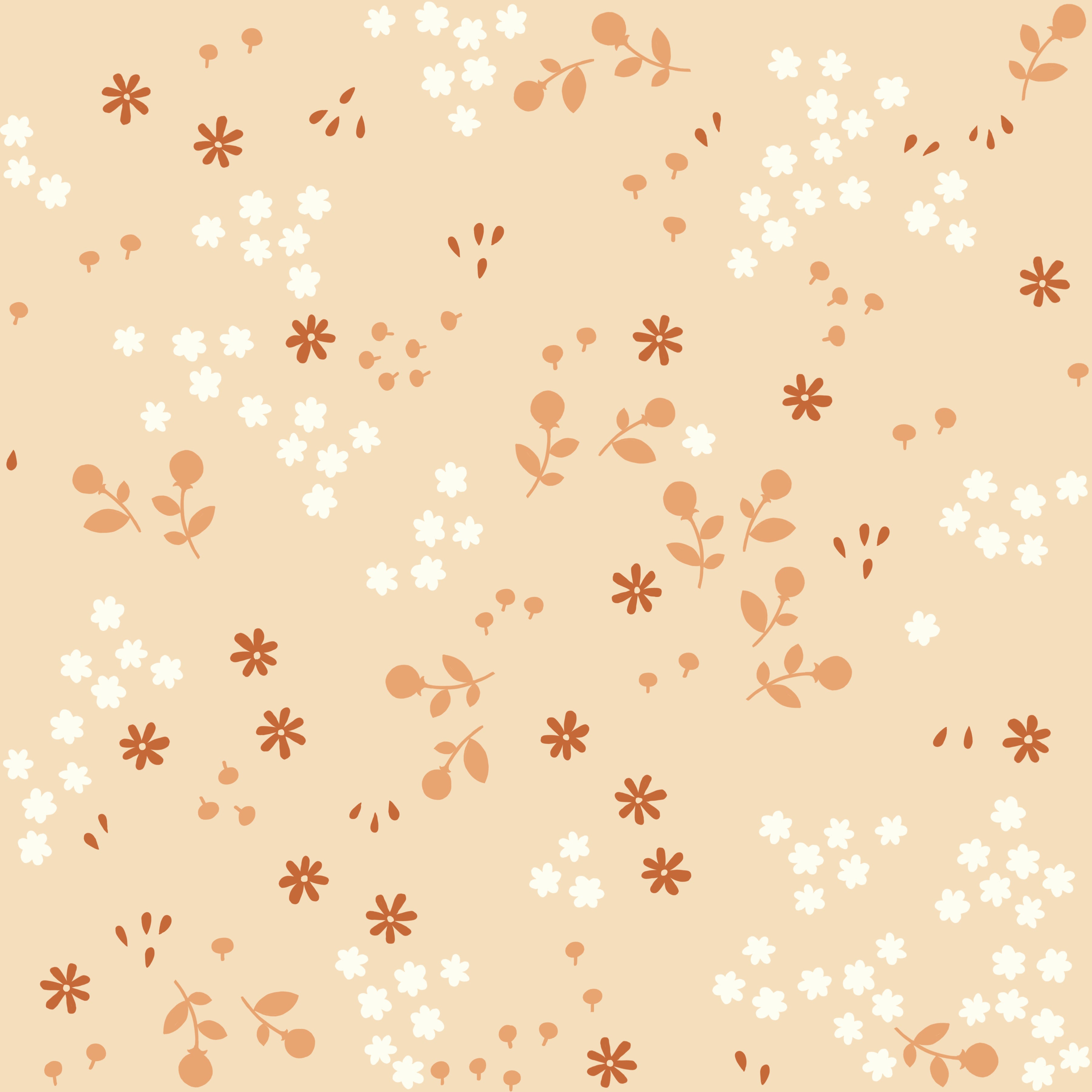 Tonal Floral Shell