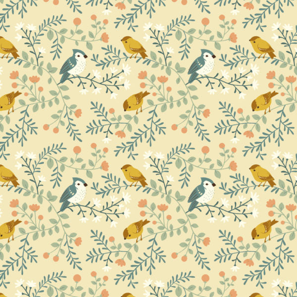 BIRDS AND BRANCHES CREAM