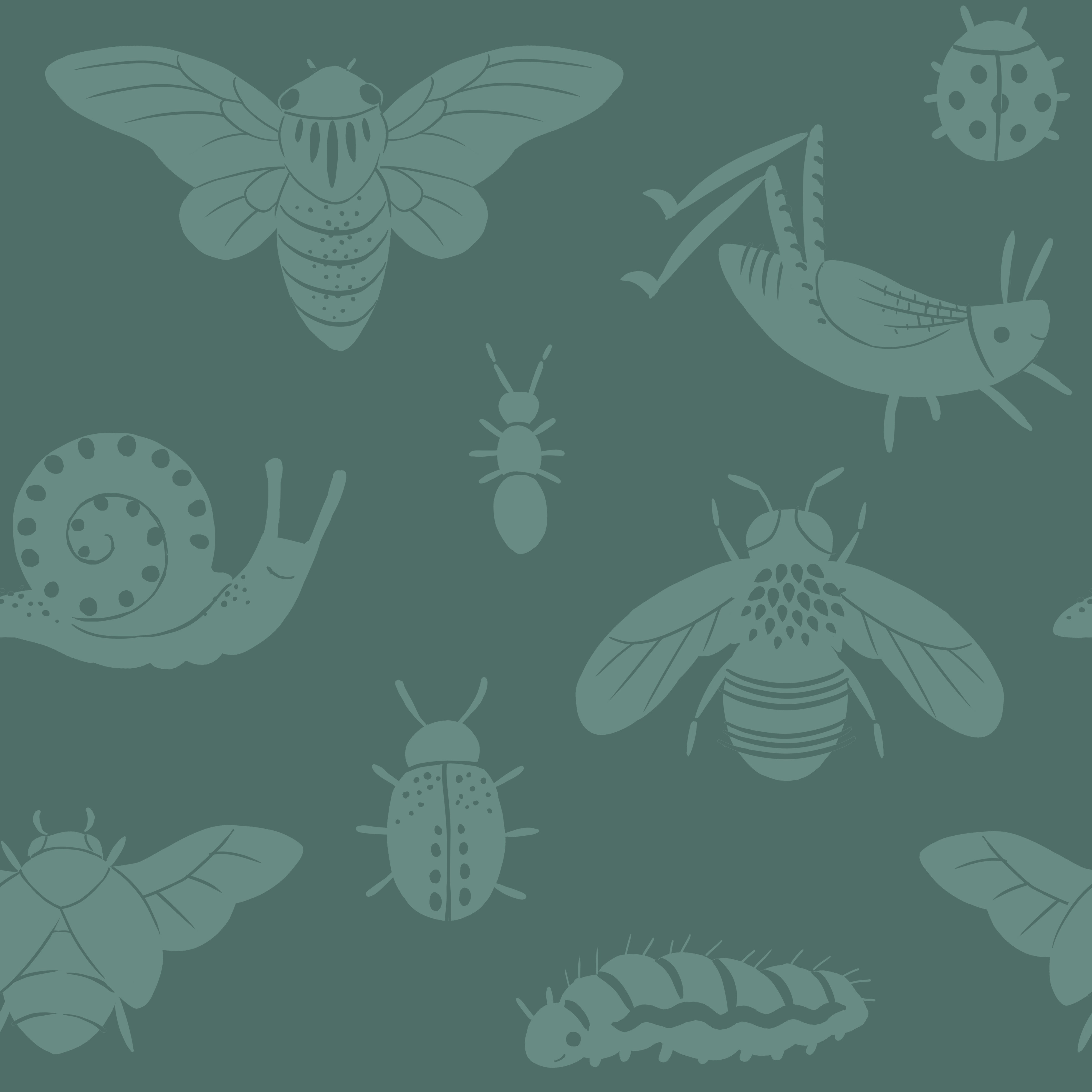Bugs Tonal Blue