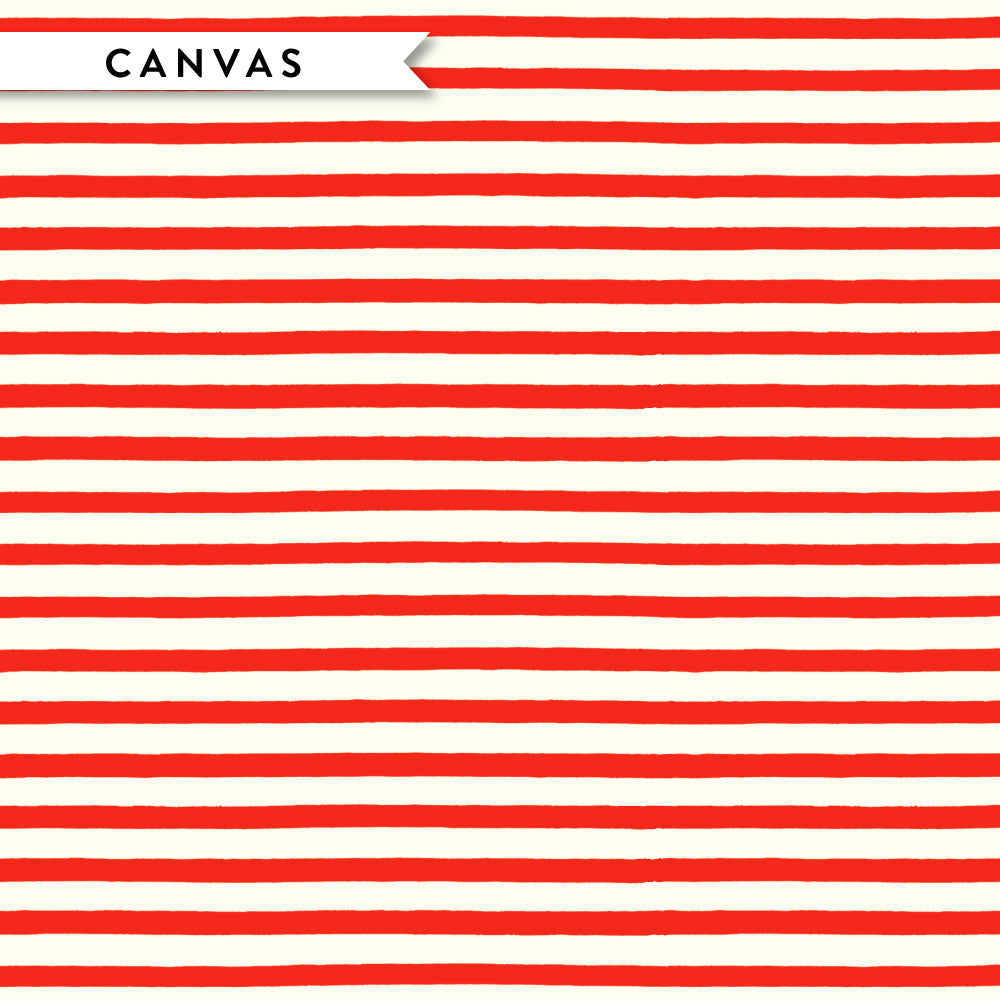Sailor Stripes Tomato Canvas