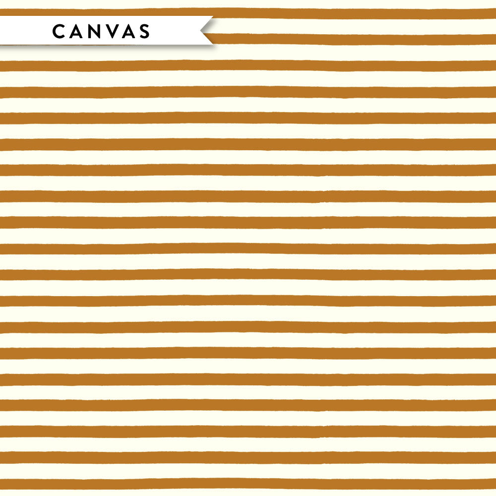 Sailor Stripes Cumin Canvas