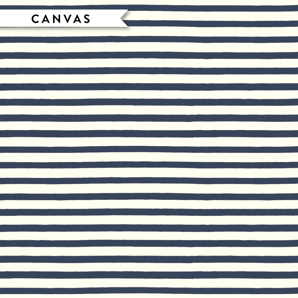 Sailor Stripes Ocean Canvas