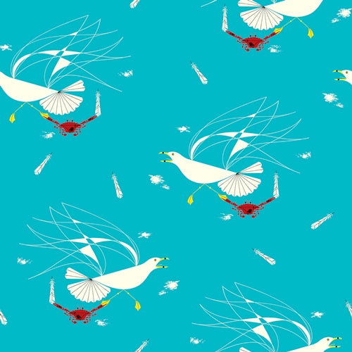 SEAGULL AND CRAB