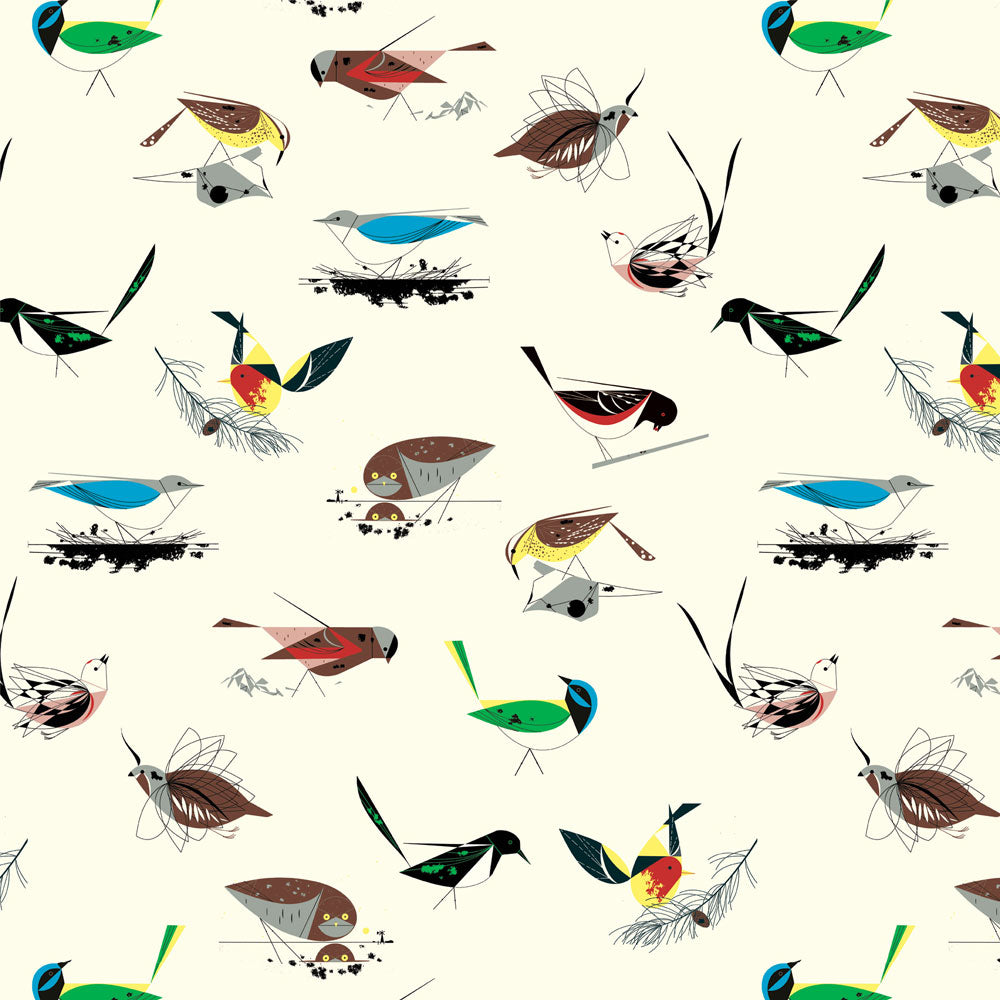 WESTERN BIRDS MAIN in KNIT