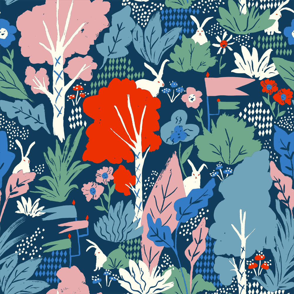 WONDERLAND MAIN DUSK POPLIN