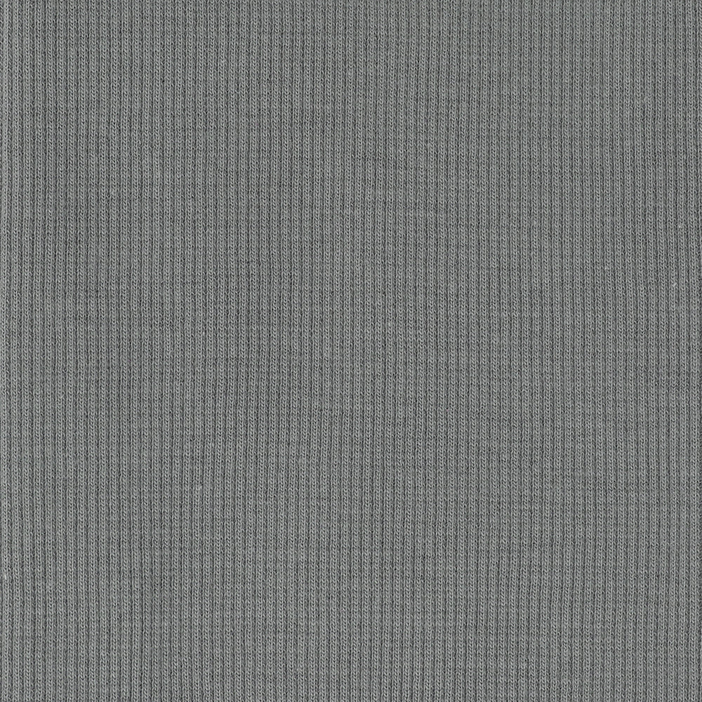 GRAY RIBBED KNIT
