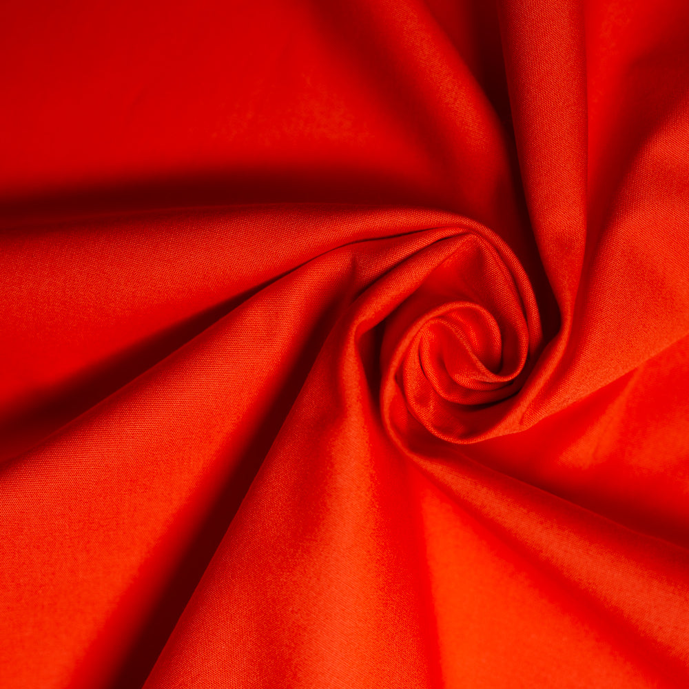 Holiday Red Solid Poplin